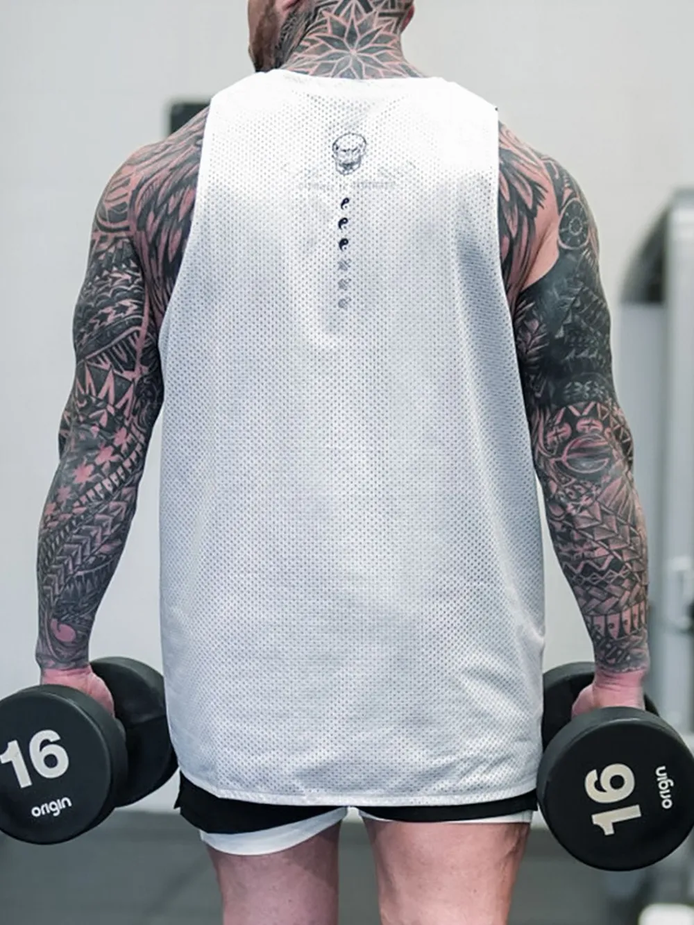 Men's Plus Size Graphic Round Neck Tank, image 3