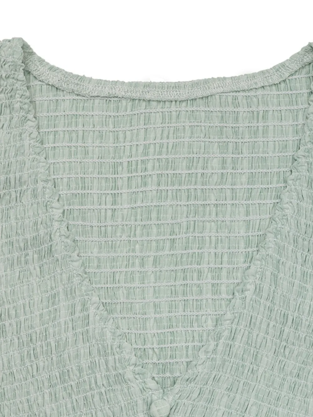 V-Neck Ruffled Cap Sleeve Dress, image 2