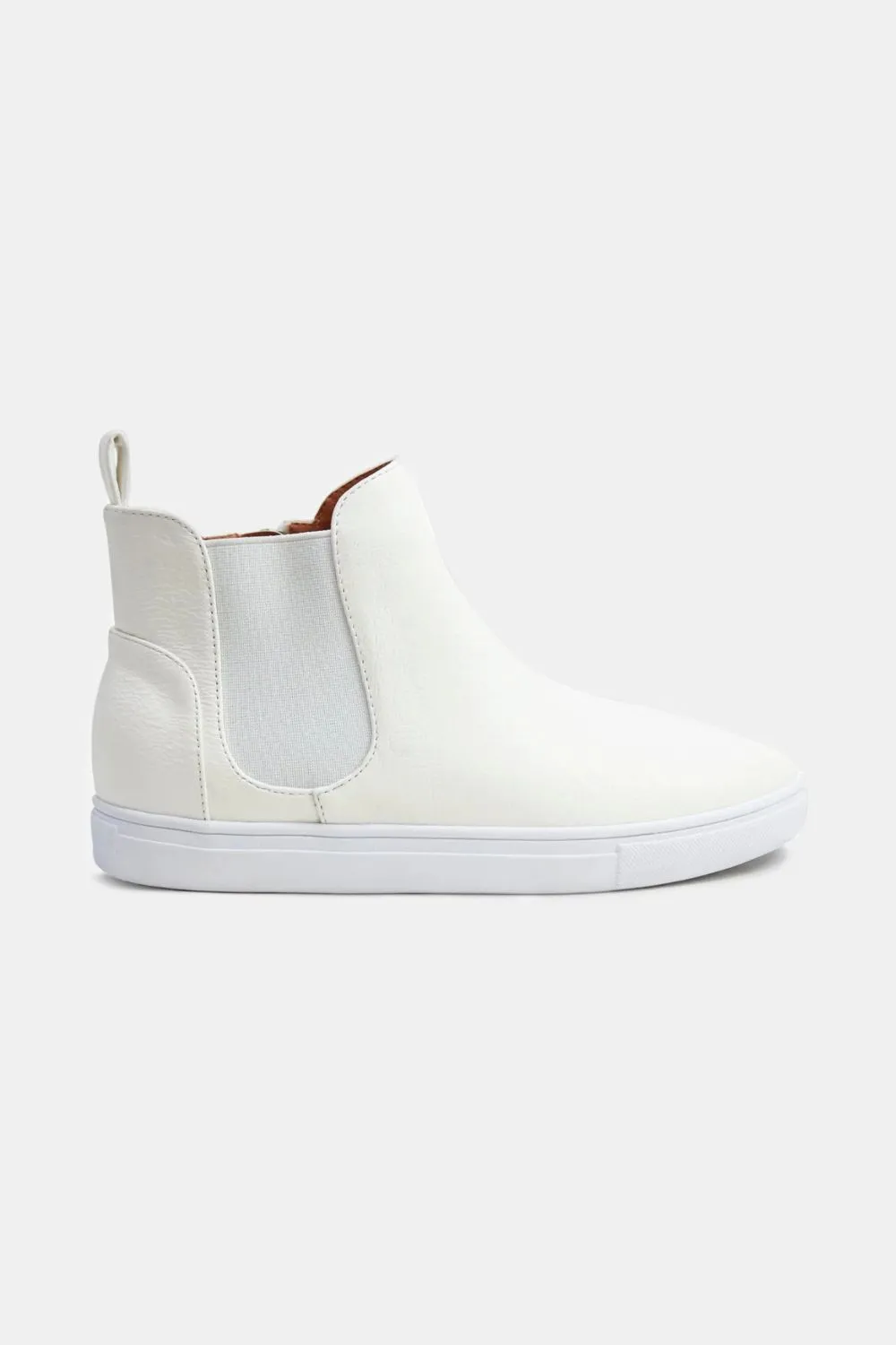 Faux Suede Elastic Side Panel Sneakers, image 2