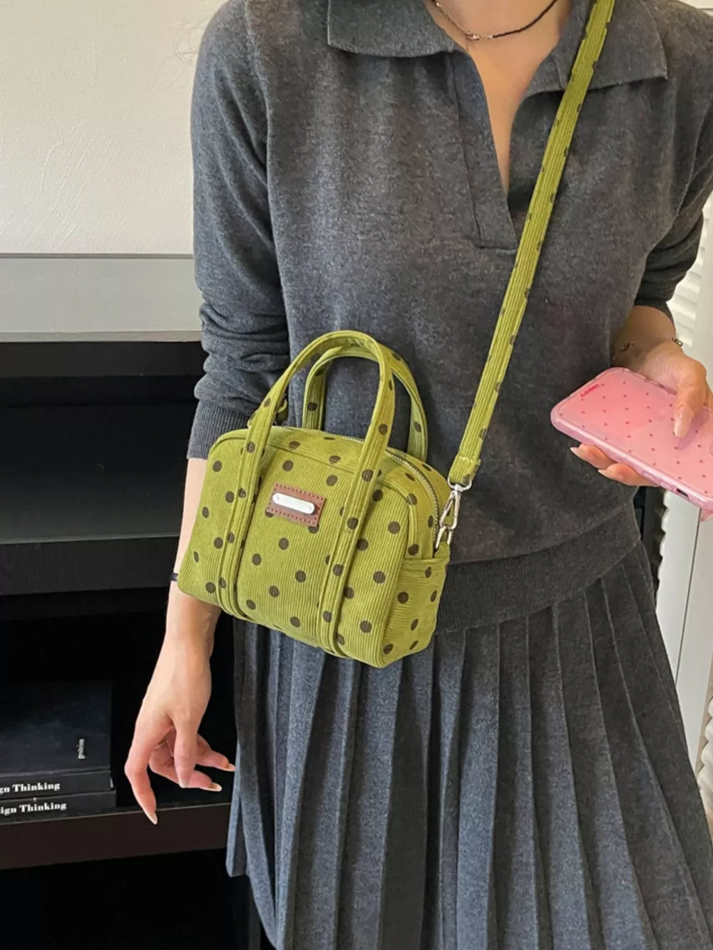 Polka Dot Crossbody Bag, image 6