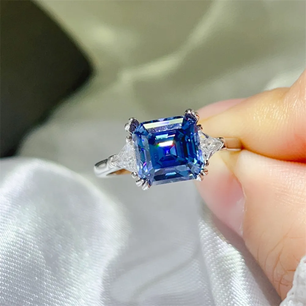 3 Carat Moissanite 925 Sterling Silver Ring, image 4