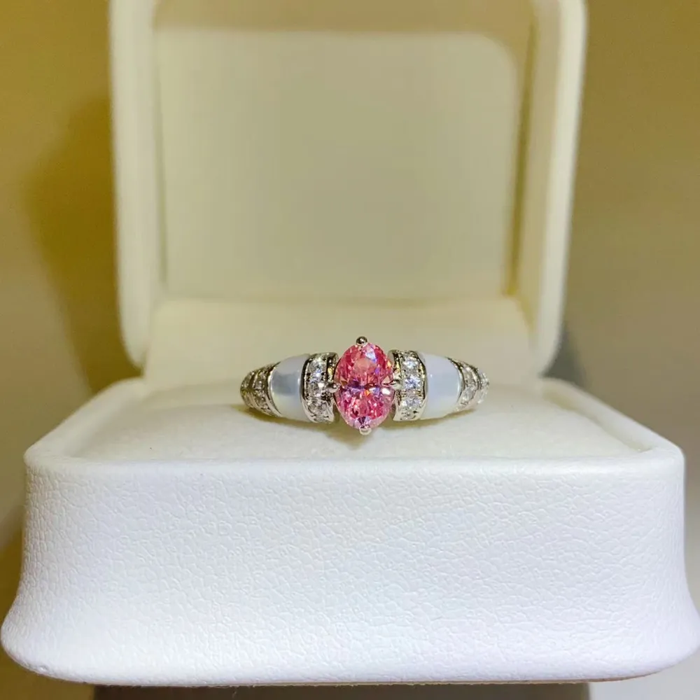 1 Carat Moissanite 925 Sterling Silver Ring, image 2
