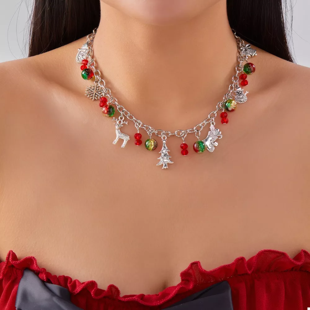 Christmas Themed Charm Necklace, image 9