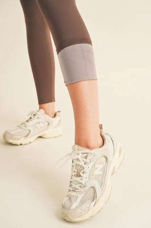 Full Size Fleece Lined High Waisted Leggings, image 2