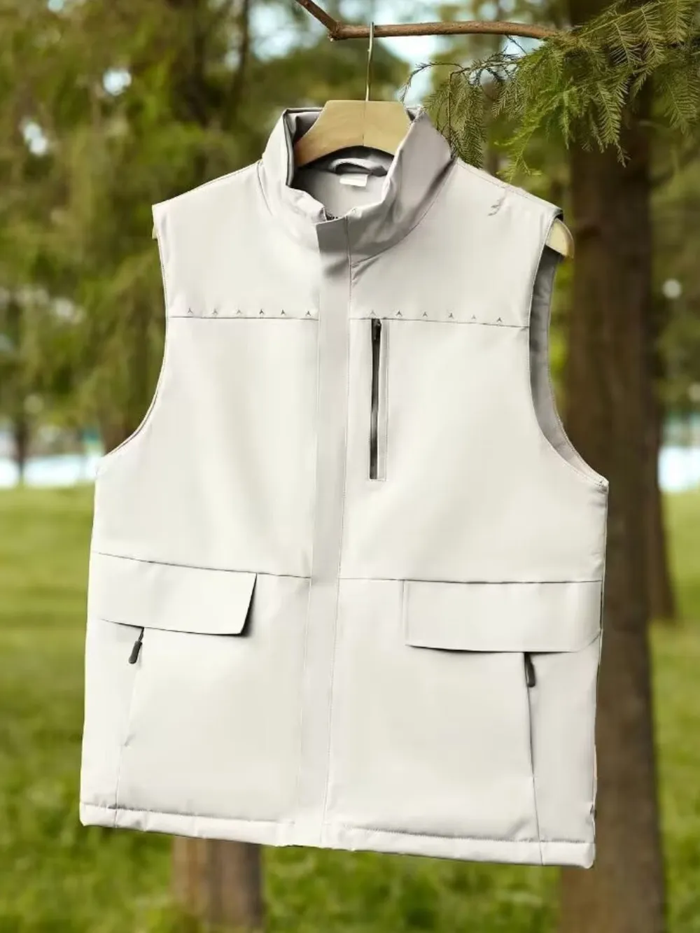 Men's Full Size Zip Up Vest Plus Size, image 4