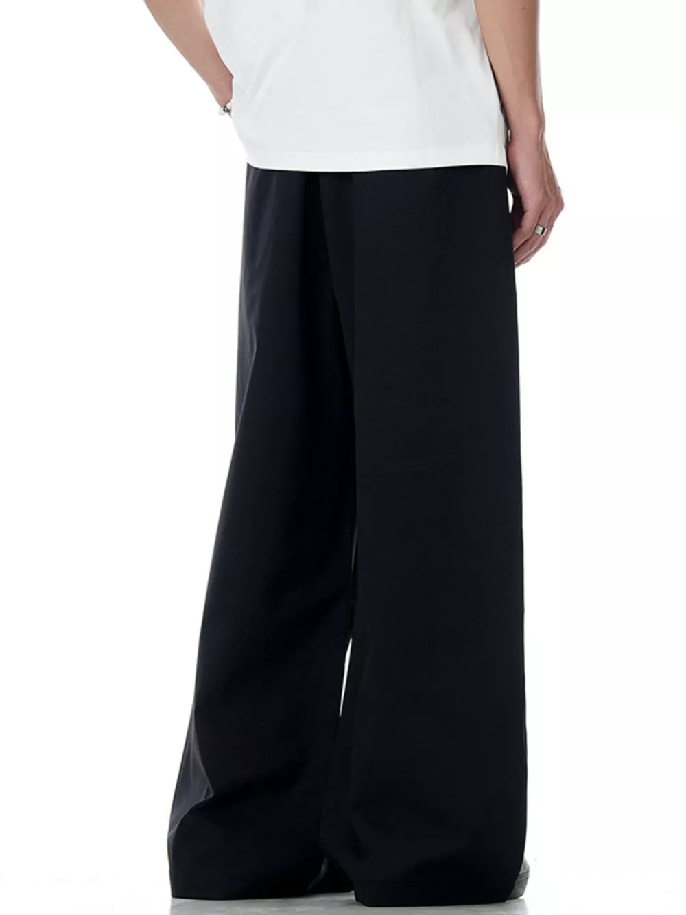 Men's Wide-Leg Drawstring Pants, image 3