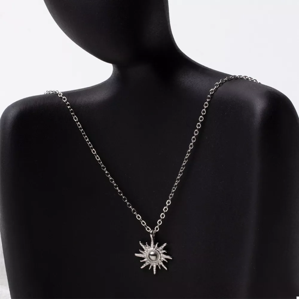 Sunburst Pendant Necklace, image 3