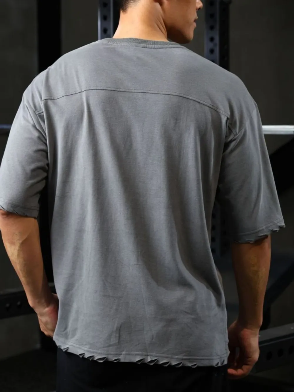 Men's Plus Size Round Neck Half Sleeve T-Shirt, image 3