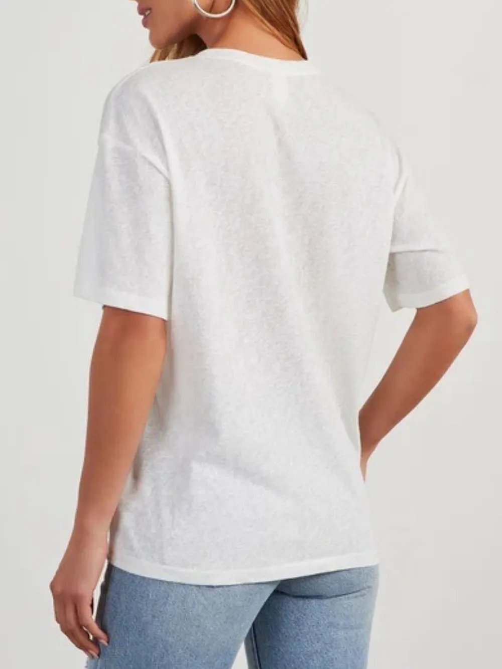 Round Neck Half Sleeve T-Shirt, image 3