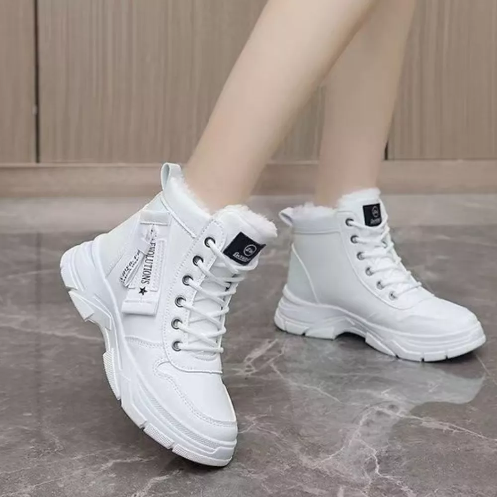 Lace Up Warm Ankle Boots, image 2