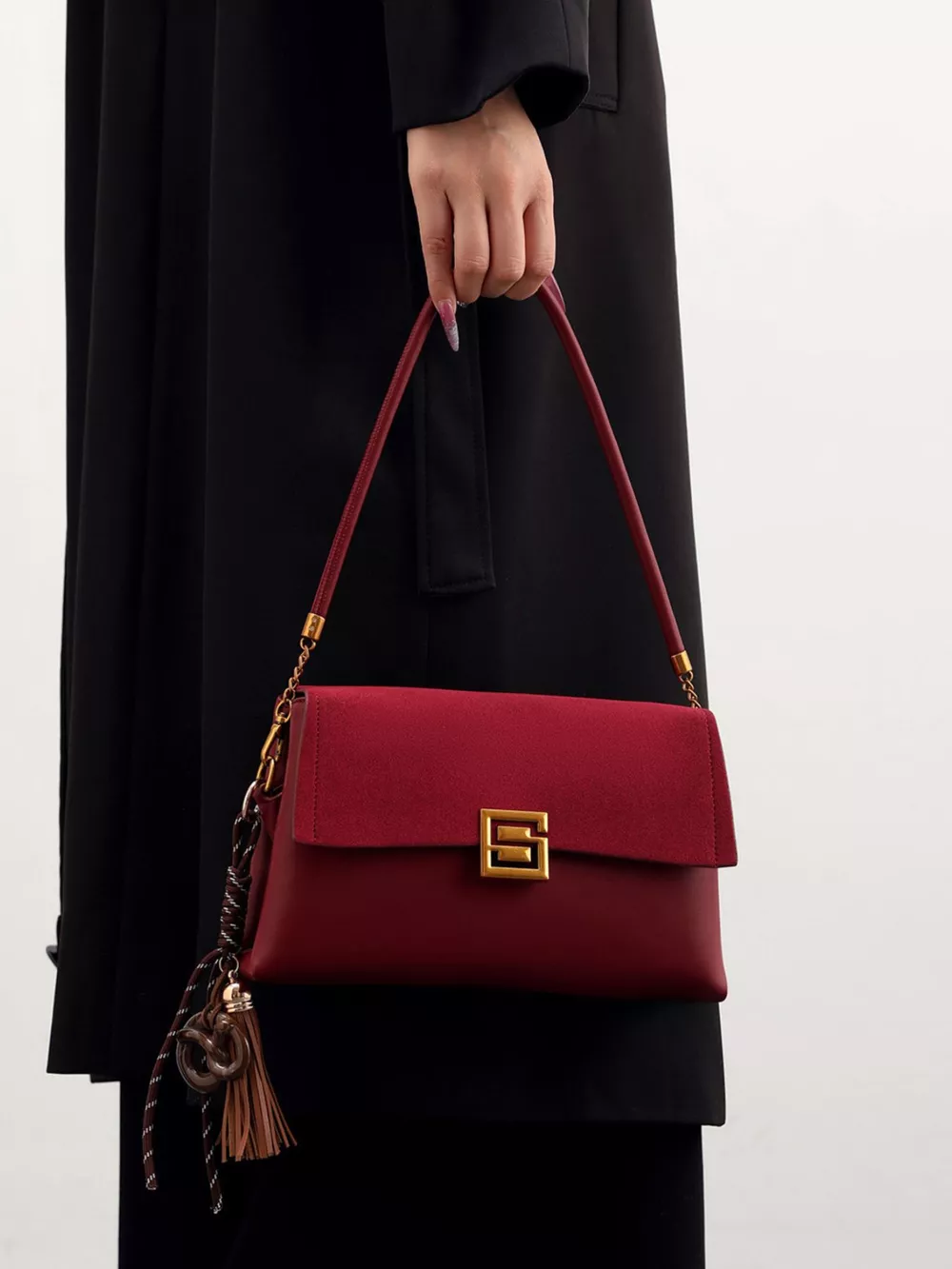 Gold-Tone Hardware Crossbody Bag, image 3
