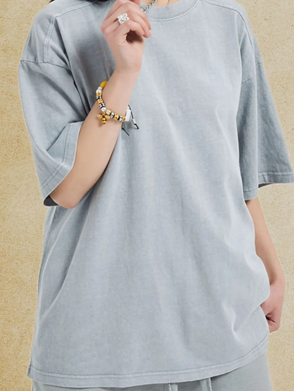 Men's Round Neck Half Sleeve T-Shirt, image 3