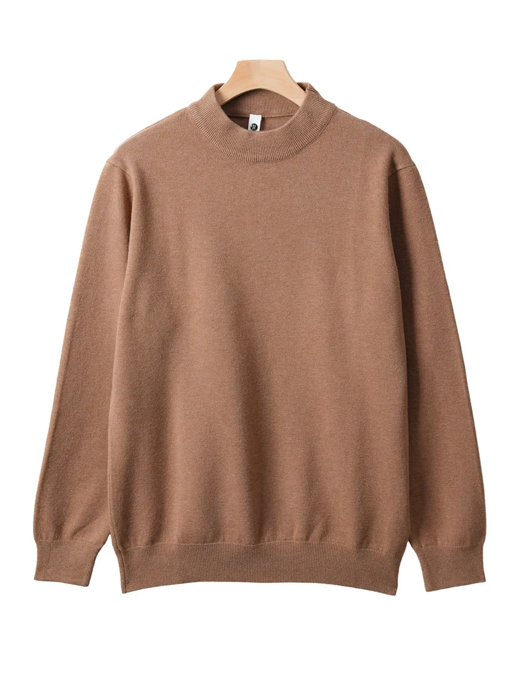 Men's Plus Size Round Neck Long Sleeve Sweater, image 6
