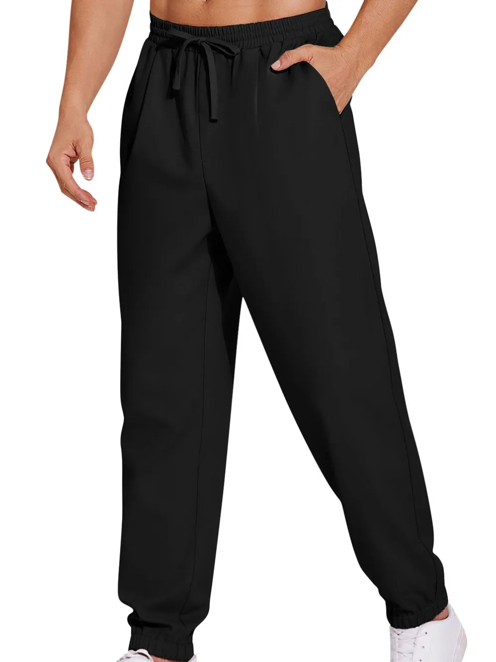 Men's Plus Size Drawstring Joggers, image 5
