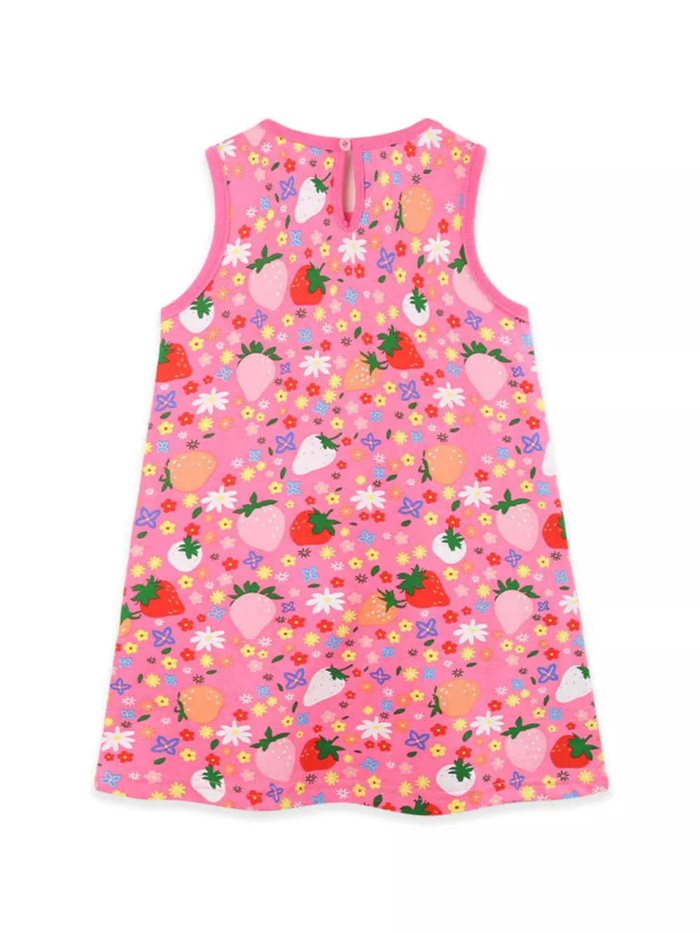 Children's Embroidered Strawberry Print Sleeveless Dress, image 5