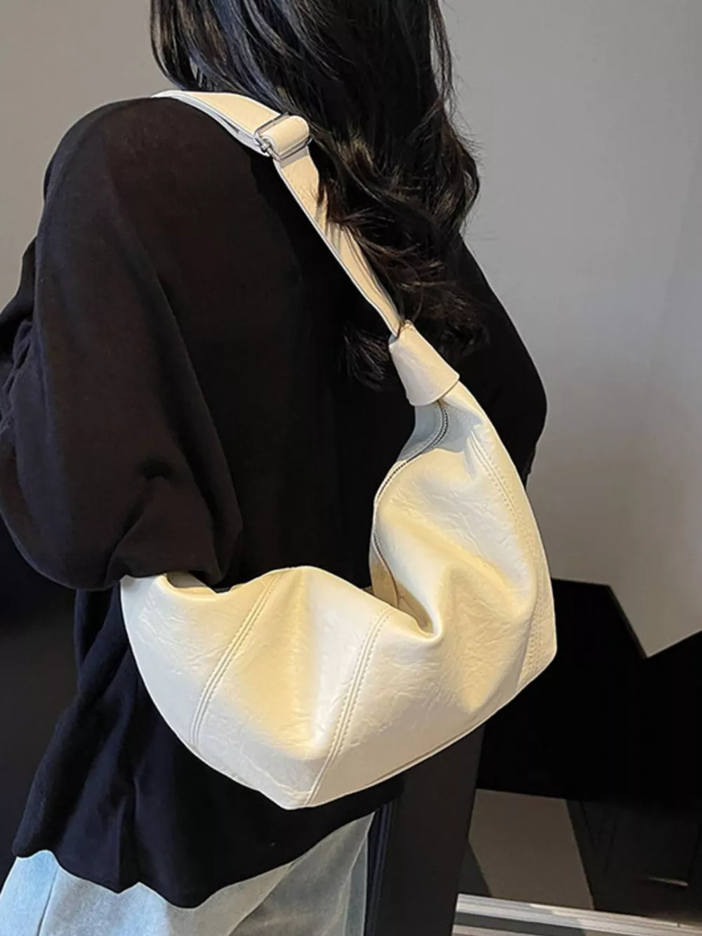 Casual Style Crescent Crossbody Bag, image 3