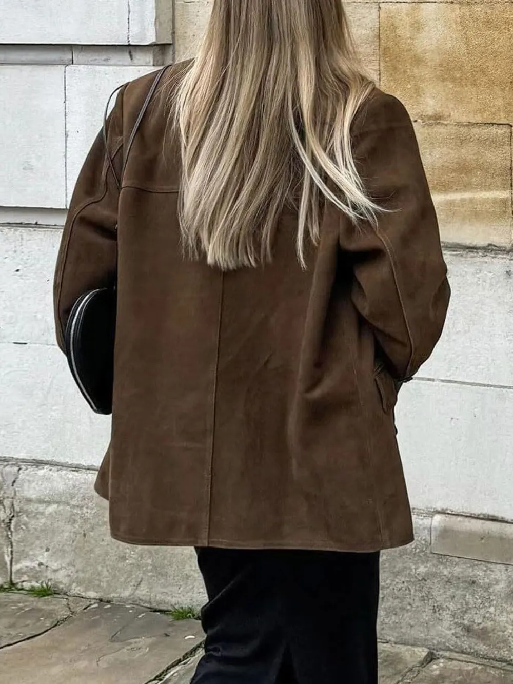 Lapel Collar Button Up Jacket, image 4