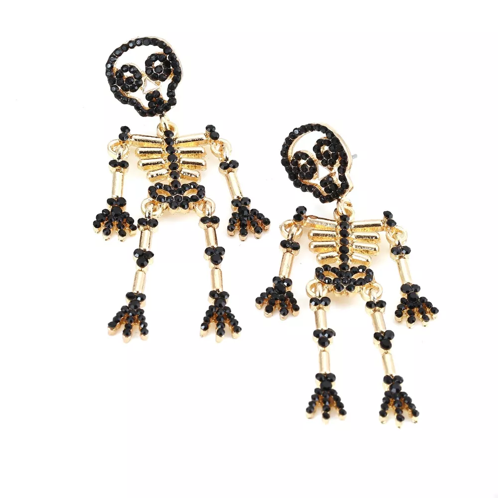 Halloween Skeleton Statement Earrings