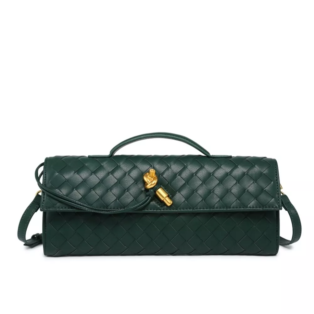Woven Leather Wristlet, image 4