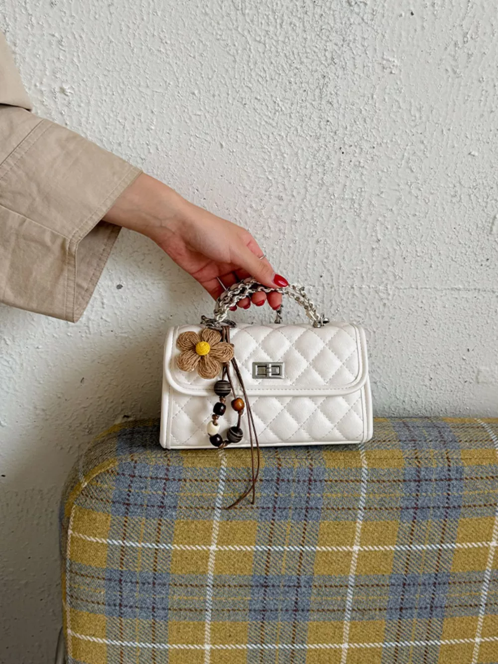 Quilted Flap Crossbody Bag, image 8
