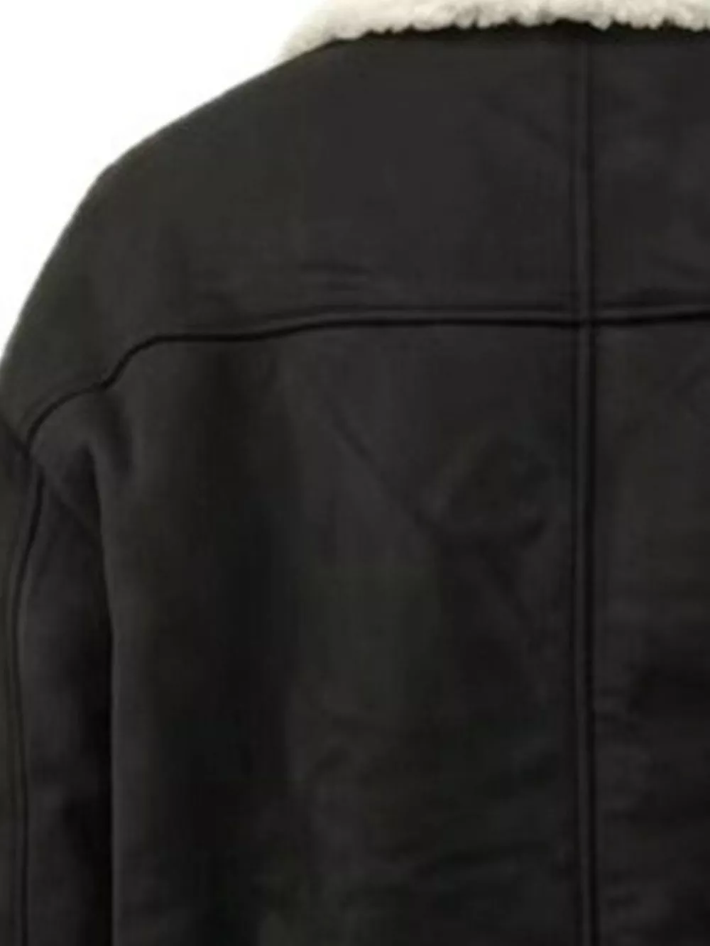 Plush Lined Dropped Shoulder Outerwear, image 8
