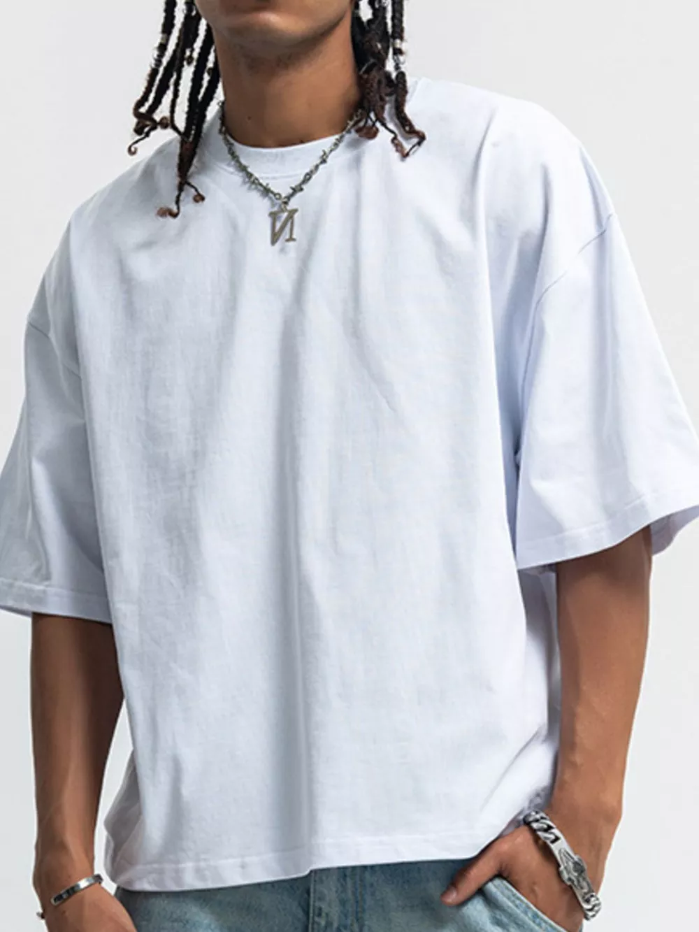 Men's Round Neck Half Sleeve T-Shirt, image 2