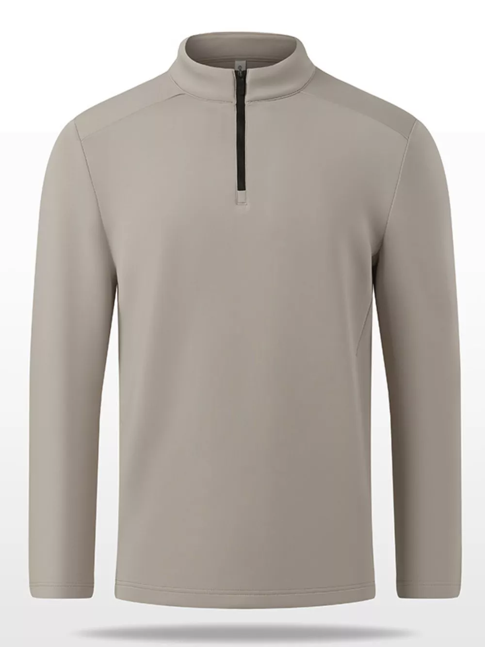 Men's Plus Size Long Sleeve Quarter T-Shirt, image 6