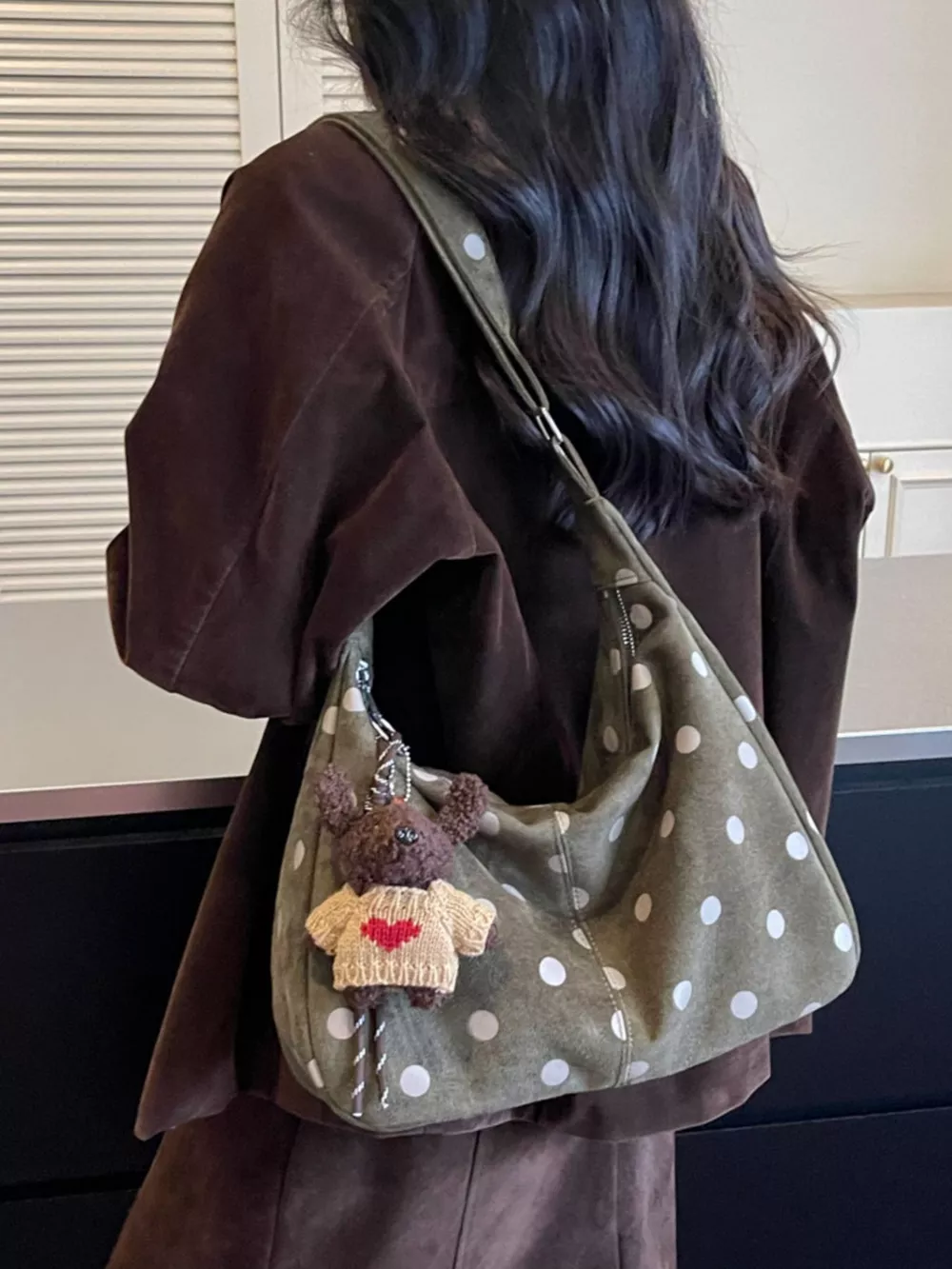 Polka Dot Shoulder Bag, image 4