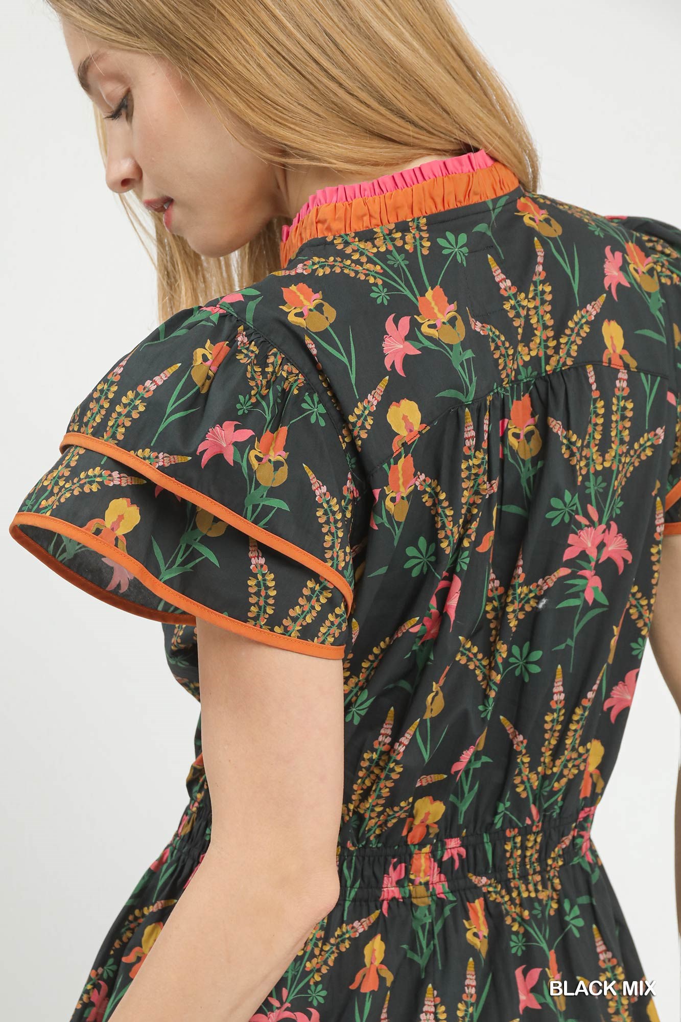 Mix Floral Midi Dress, image 5