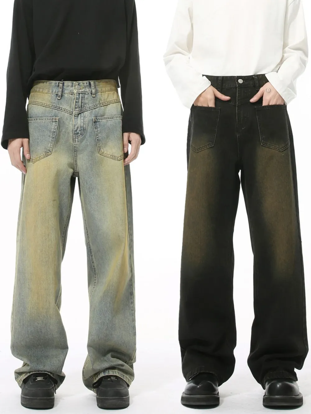 Men's Distressed Backward Jeans, image 2