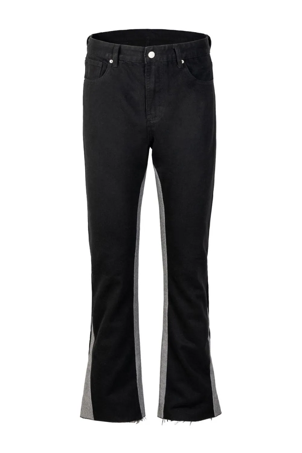 Men's Contrast Bootcut Jeans, image 4