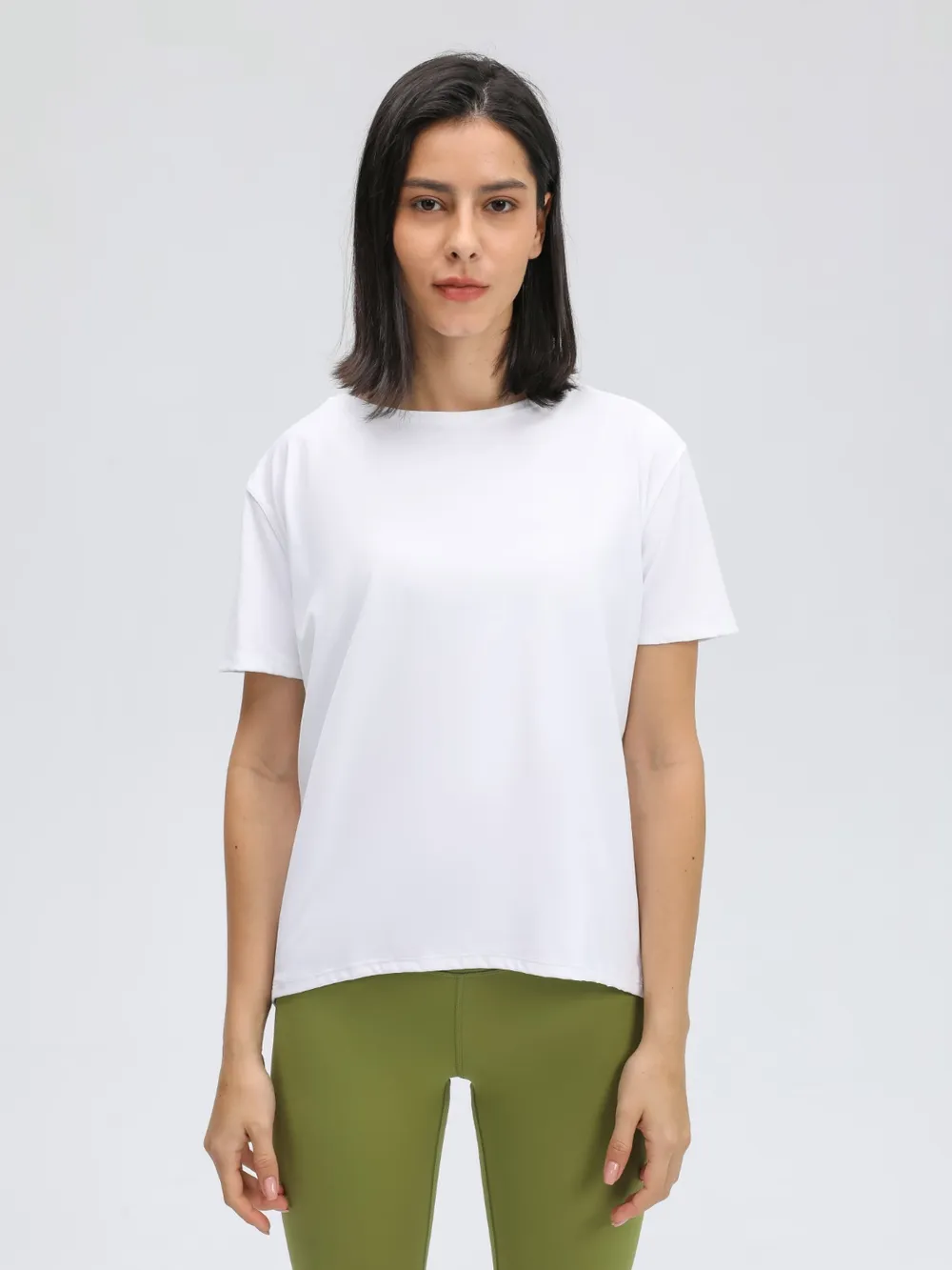 Round Neck Short Sleeve Active T-Shirt, image 3