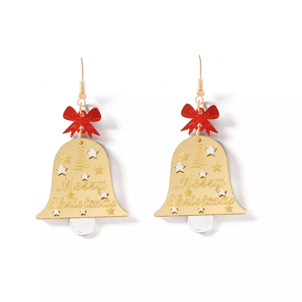 Christmas Bell Dangle Earrings, image 4