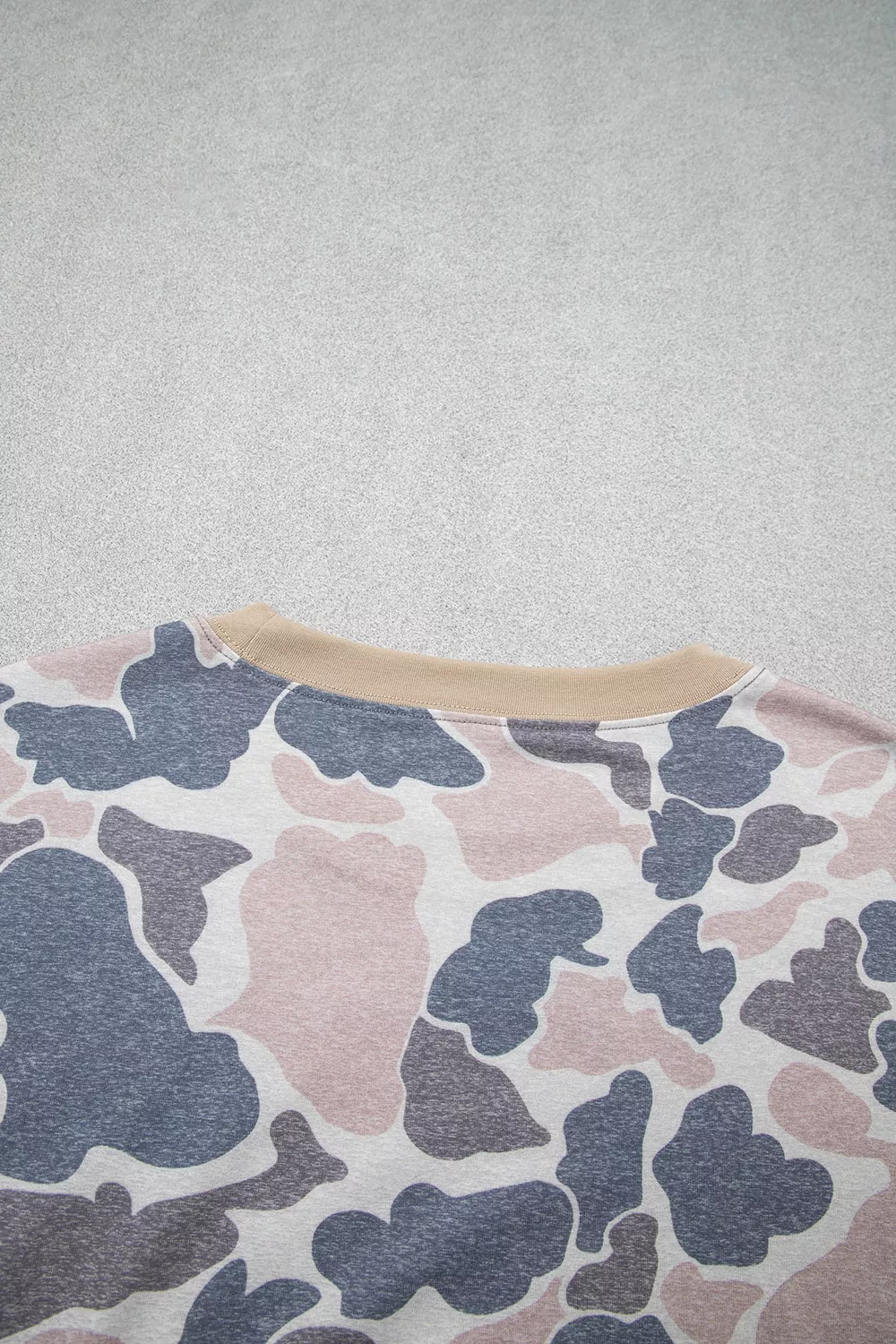 Camouflage Short Sleeve Top and Skirt Set, image 7
