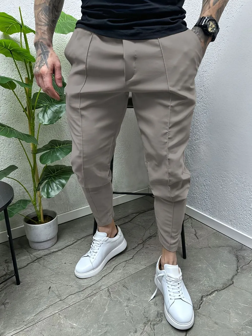 Men's Full Size Pockets Joggers Plus Size, image 5