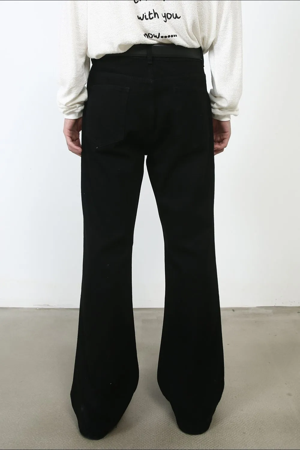 Men's Mid Rise Bootcut Jeans, image 4