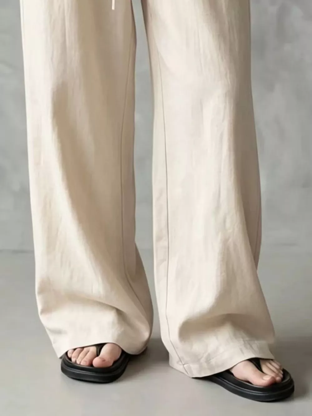 Full Size Drawstring Wide-Leg Casual Pants Plus Size, image 6