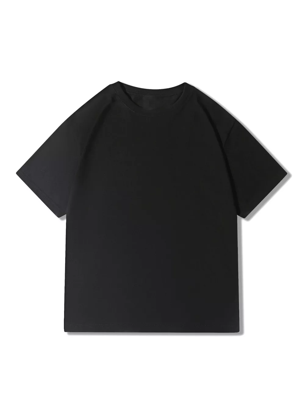 Men's Full Size Classic Crew Neck Solid Color T-Shirt Plus Size, image 3