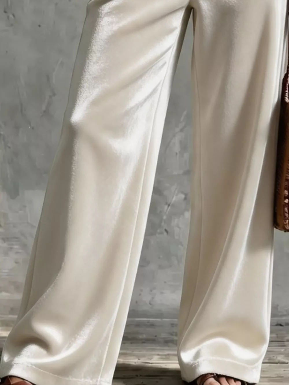 Full Size Velvet Wide-Leg Pants Plus Size, image 4
