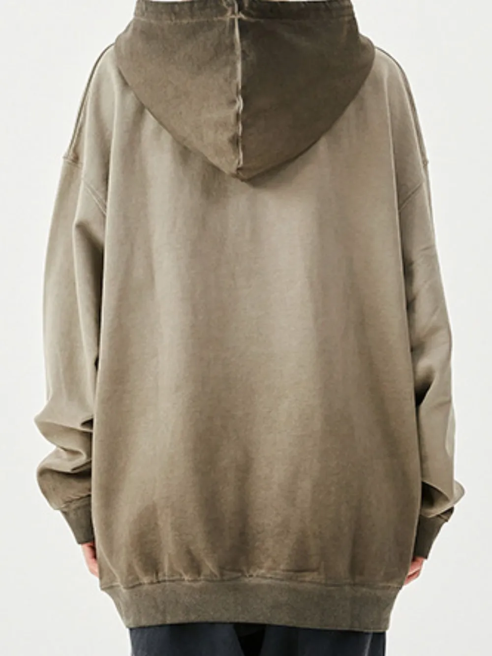 Men's Drop Shoulder Long Sleeve Hoodie, image 7