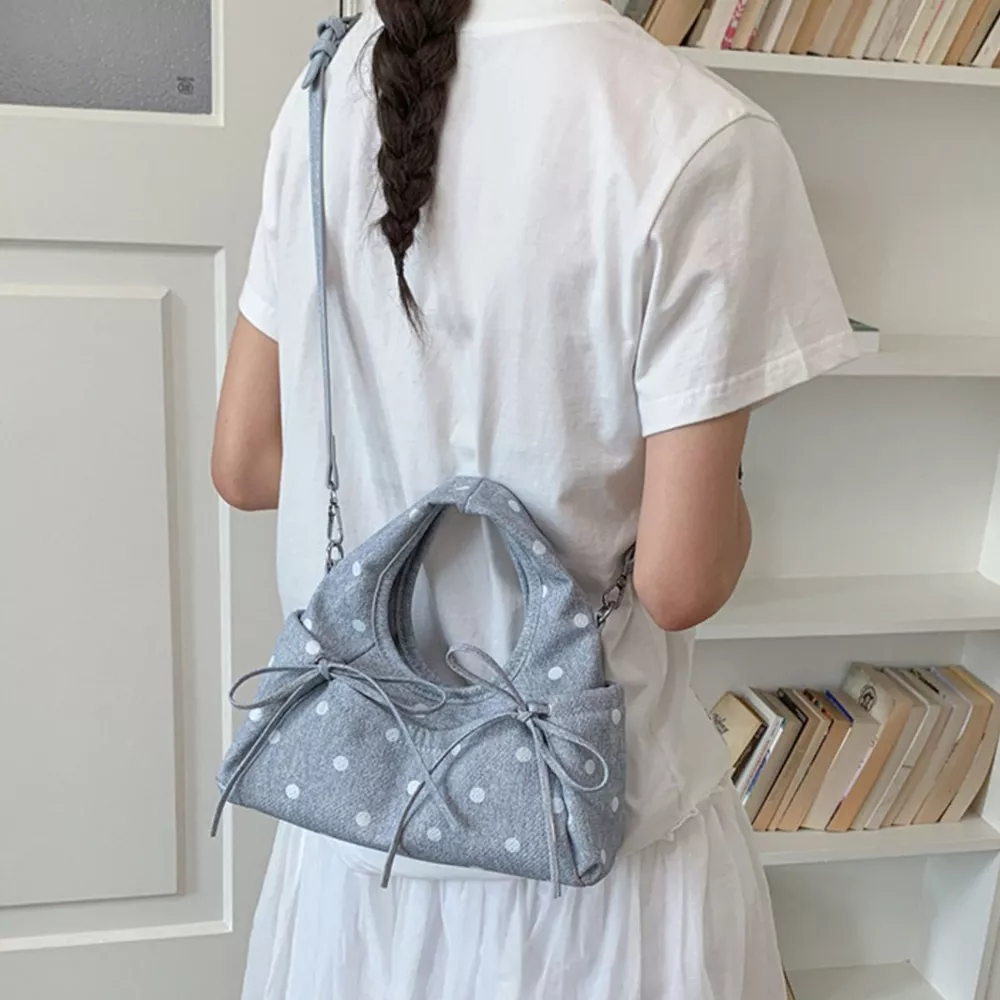 Polka Dot Bow Handbag, image 5
