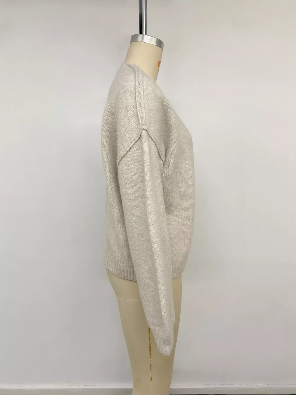 Open Front Dropped Shoulder Cardigan, image 12