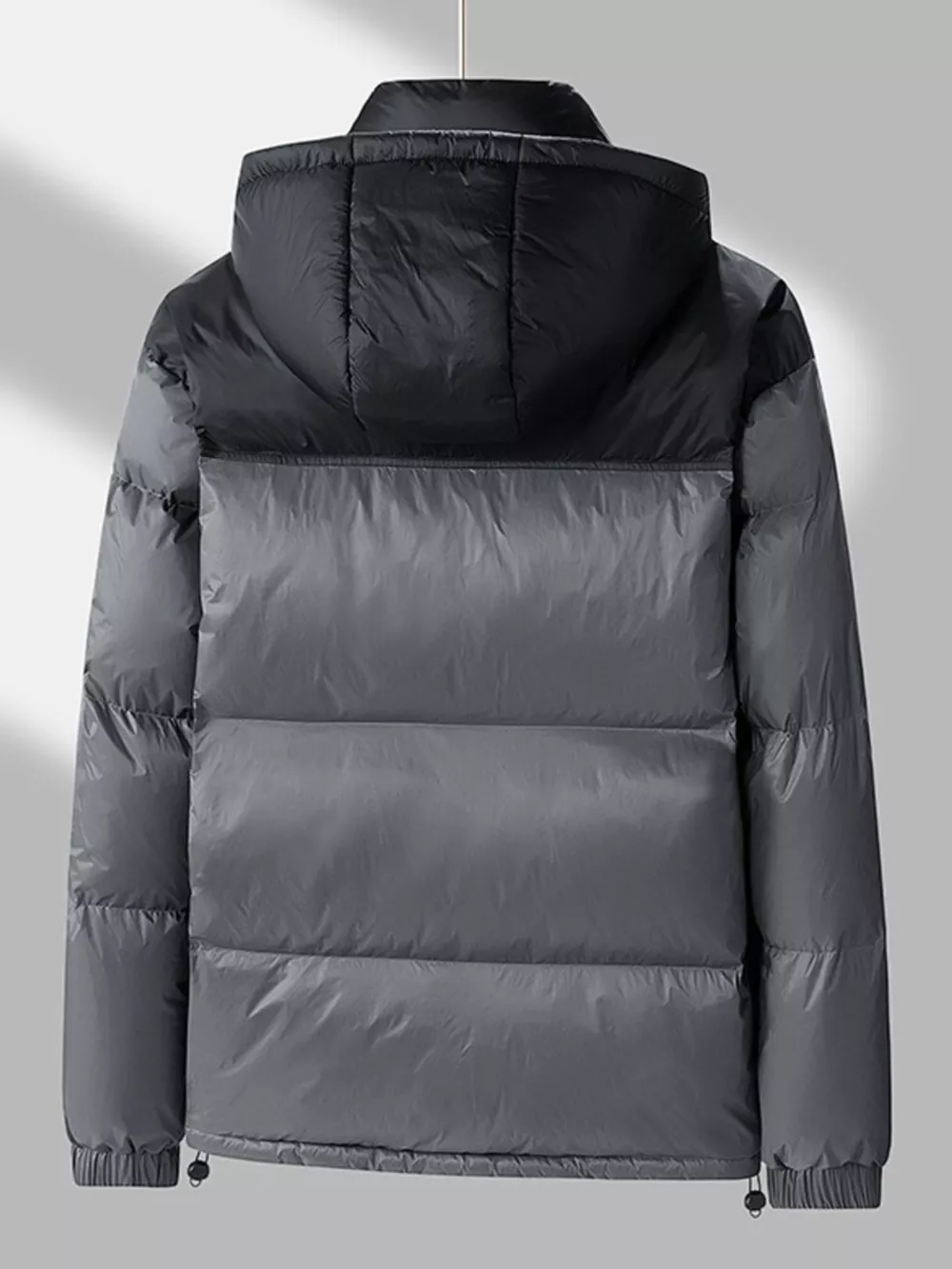 Men's Full Size Lightweight Hooded Puffer Jacket Plus Size, image 5