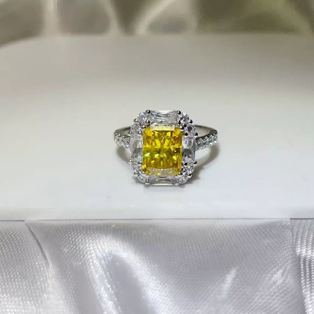 3 Carat Moissanite 925 Sterling Silver Ring, image 7