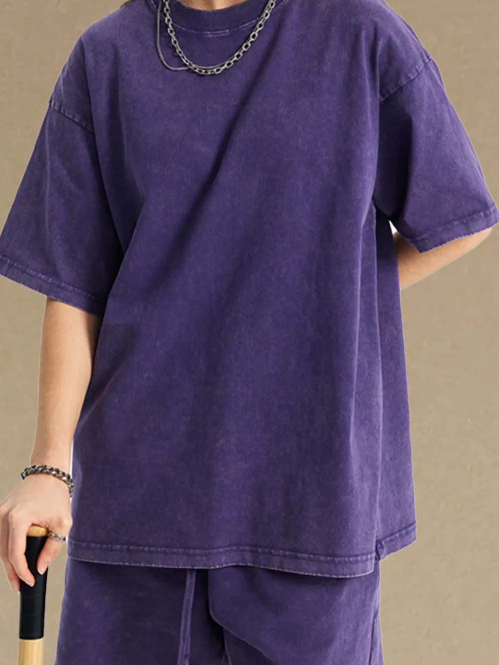 Men's Vintage Washed Oversized T-Shirt, image 3