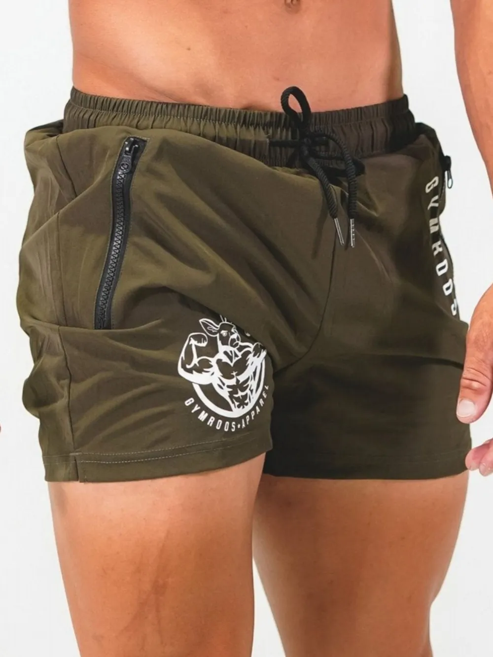 Men's Plus Size Drawstring Waist Shorts