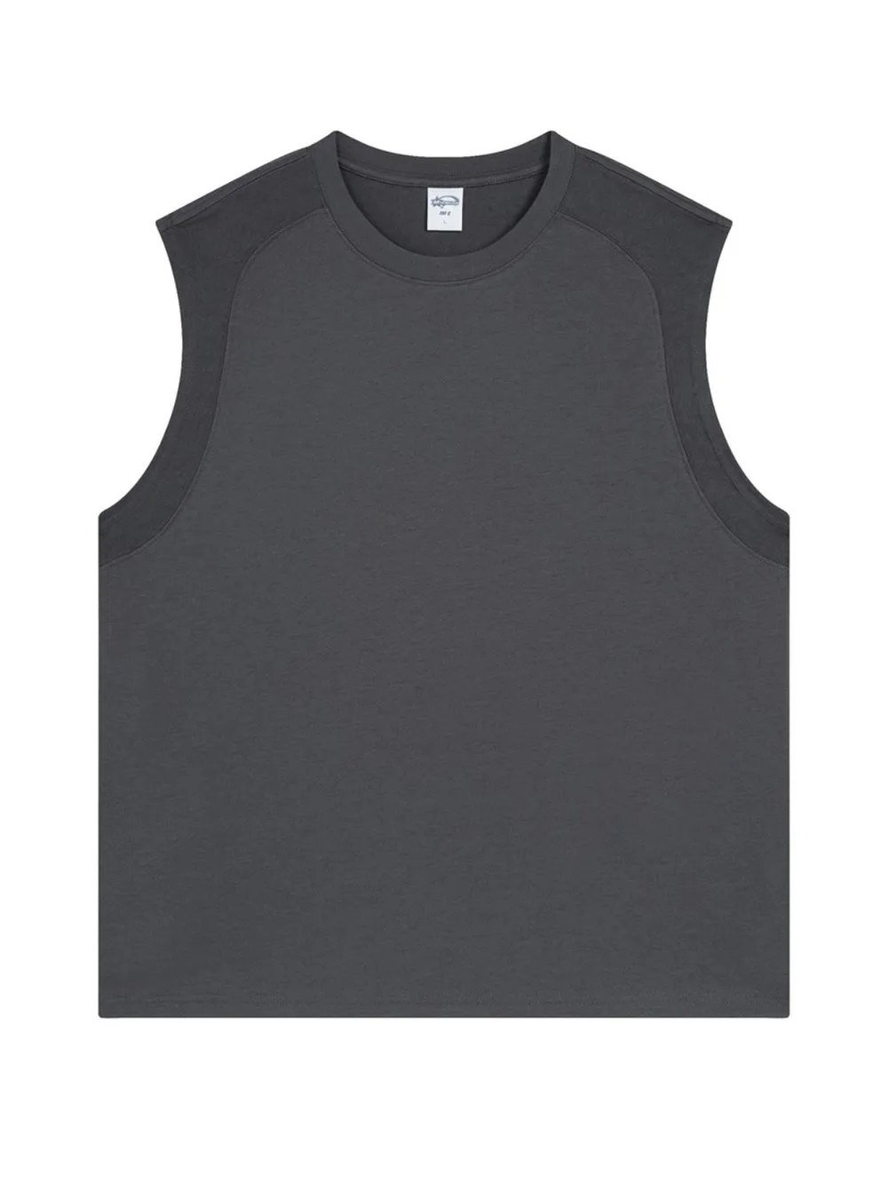 Men's Solid Color Round Neck Tank, image 6