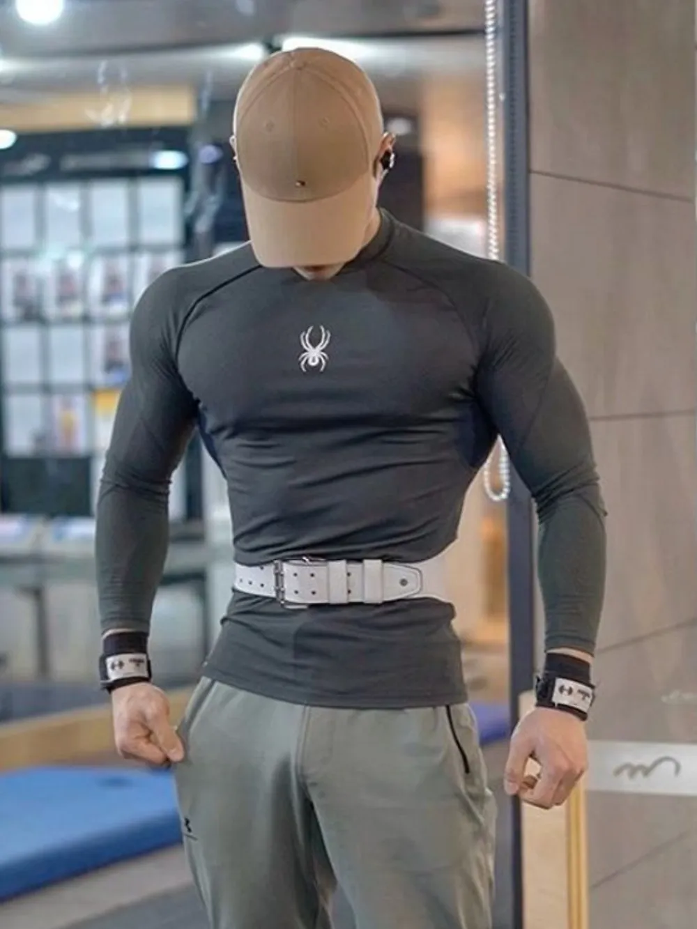 Men's Plus Size Round Neck Long Sleeve T-Shirt