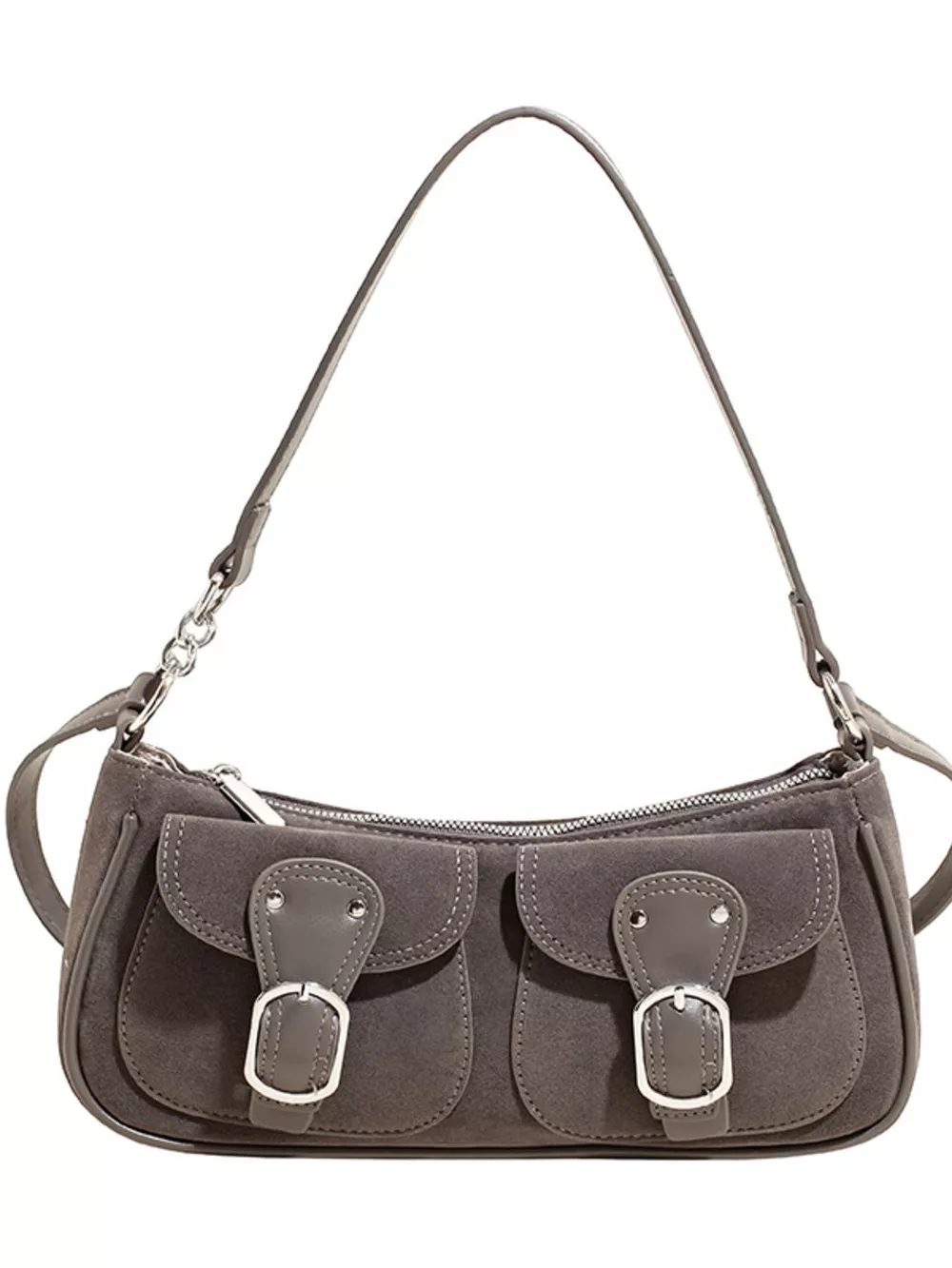 Buckle Decor Shoulder Bag, image 13