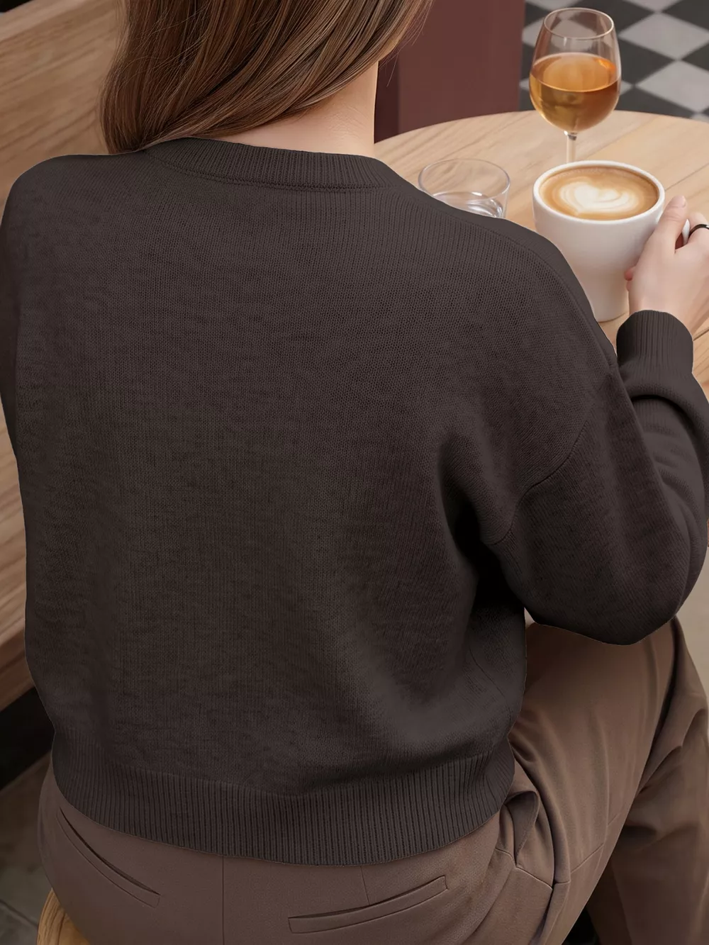 Chinese-Style Button Knit Cardigan, image 8